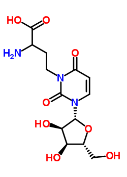 3-(3-Amino-3-carboxypropyl)uridineStructure,52745-94-5Structure 3-(3-Amino-3-carboxypropyl)uridine Structure,52745-94-5Structure