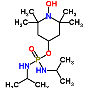 N-[(1-羥基-2,2,6,6-四甲基-4-哌啶)氧基-(丙烷-2-基氨基)膦]丙烷-2-胺結(jié)構(gòu)式_52886-26-7結(jié)構(gòu)式