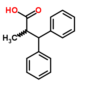 Benzenepropanoicacid, a-methyl-b-phenyl-Structure,5292-20-6Structure Benzenepropanoicacid, a-methyl-b-phenyl- Structure,5292-20-6Structure