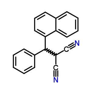 Propanedinitrile,2-(1-naphthalenylphenylmethyl)-Structure,52962-65-9Structure Propanedinitrile,2-(1-naphthalenylphenylmethyl)- Structure,52962-65-9Structure
