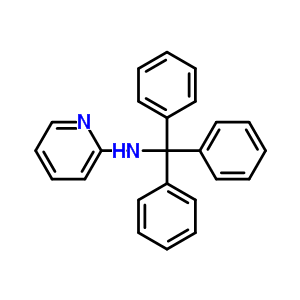 N-三苯甲游基吡啶-2-胺結(jié)構(gòu)式_53002-05-4結(jié)構(gòu)式