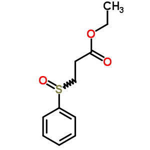 Propanoic acid, 3-(phenylsulfinyl)-,ethyl esterStructure,53075-94-8Structure Propanoic acid, 3-(phenylsulfinyl)-,ethyl ester Structure,53075-94-8Structure