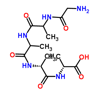 Gly-ala-ala-d-ala-d-alaStructure,53093-86-0Structure Gly-ala-ala-d-ala-d-ala Structure,53093-86-0Structure