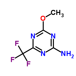 4-Methoxy-6-(trifluoromethyl)-1,3,5-triazin-2-amineStructure,5311-05-7Structure 4-Methoxy-6-(trifluoromethyl)-1,3,5-triazin-2-amine Structure,5311-05-7Structure
