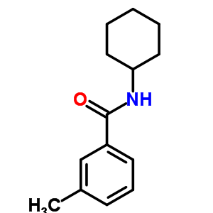N-環(huán)己基-3-甲基-苯甲酰胺結(jié)構(gòu)式_53205-66-6結(jié)構(gòu)式