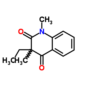 1,3-Dimethyl-3-ethyl-1,2,3,4-tetrahydroquinoline-2,4-dioneStructure,53207-48-0Structure 1,3-Dimethyl-3-ethyl-1,2,3,4-tetrahydroquinoline-2,4-dione Structure,53207-48-0Structure