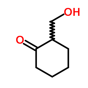 2-(Hydroxymethyl)cyclohexanone Structure,5331-08-8Structure