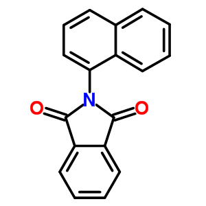 N-(1-萘)鄰苯二甲酰亞胺結構式_5333-99-3結構式