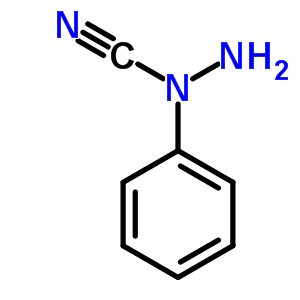 1-苯基肼甲腈結(jié)構(gòu)式_53483-25-3結(jié)構(gòu)式