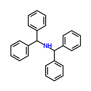 N-二苯甲基-1,1-二苯基-甲胺結(jié)構(gòu)式_5350-71-0結(jié)構(gòu)式