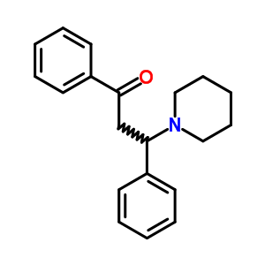 Propiophenone, 3-phenyl-3-piperidino-Structure,5350-97-0Structure Propiophenone, 3-phenyl-3-piperidino- Structure,5350-97-0Structure