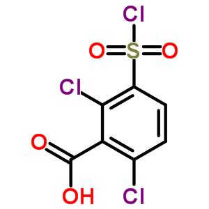 2,6-Dichloro-3-chlorosulfonyl-benzoic acidStructure,53553-05-2Structure 2,6-Dichloro-3-chlorosulfonyl-benzoic acid Structure,53553-05-2Structure