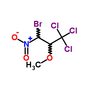 Propane,3-bromo-1,1,1-trichloro-2-methoxy-3-nitro-Structure,53607-76-4Structure Propane,3-bromo-1,1,1-trichloro-2-methoxy-3-nitro- Structure,53607-76-4Structure