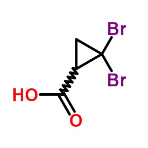 Cyclopropanecarboxylic acid, 2,2-dibromo-Structure,5365-17-3Structure Cyclopropanecarboxylic acid, 2,2-dibromo- Structure,5365-17-3Structure