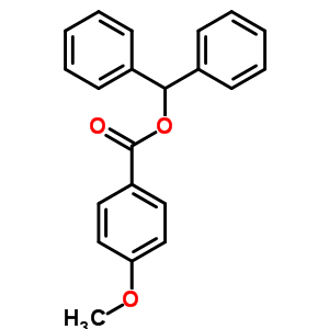 Benzoic acid,4-methoxy-, diphenylmethyl esterStructure,53914-68-4Structure Benzoic acid,4-methoxy-, diphenylmethyl ester Structure,53914-68-4Structure