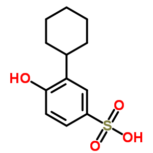 3-Cyclohexyl-4-hydroxy-benzenesulfonic acidStructure,5394-09-2Structure 3-Cyclohexyl-4-hydroxy-benzenesulfonic acid Structure,5394-09-2Structure