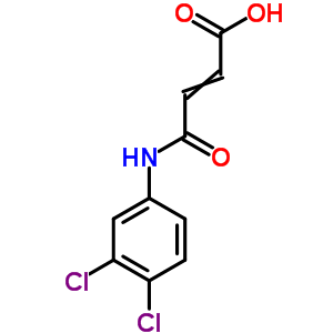 N-(3,4-二氯苯基)馬來酰胺酸結(jié)構(gòu)式_54012-56-5結(jié)構(gòu)式