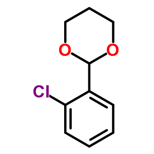 (9ci)-2-(2-氯苯基)-1,3-二噁烷結(jié)構(gòu)式_5406-38-2結(jié)構(gòu)式