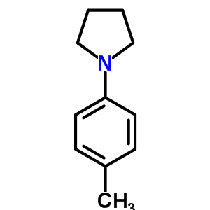 1-(4-Methylphenyl)pyrrolidineStructure,54104-82-4Structure 1-(4-Methylphenyl)pyrrolidine Structure,54104-82-4Structure