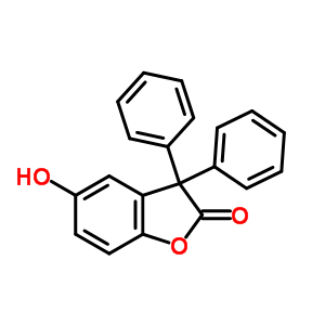5-Hydroxy-3,3-diphenyl-benzofuran-2-oneStructure,5416-75-1Structure 5-Hydroxy-3,3-diphenyl-benzofuran-2-one Structure,5416-75-1Structure