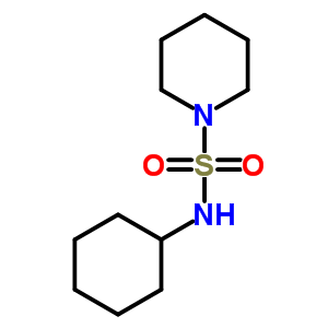 N-環(huán)己基哌啶-1-磺酰胺結構式_5430-49-9結構式