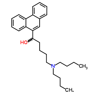 5-(Dibutylamino)-1-phenanthren-9-yl-pentan-1-olStructure,5431-50-5Structure 5-(Dibutylamino)-1-phenanthren-9-yl-pentan-1-ol Structure,5431-50-5Structure