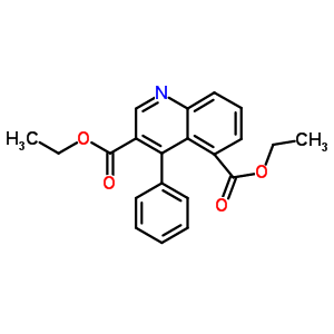 Diethyl 4-phenylquinoline-3,5-dicarboxylateStructure,5431-66-3Structure Diethyl 4-phenylquinoline-3,5-dicarboxylate Structure,5431-66-3Structure