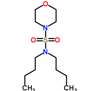N,N-二丁基嗎啉-4-磺酰胺結(jié)構(gòu)式_5433-43-2結(jié)構(gòu)式