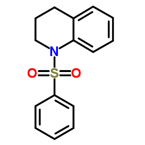 1,2,3,4-四氫-1-(苯基磺酰基)-喹啉結(jié)構(gòu)式_5434-99-1結(jié)構(gòu)式
