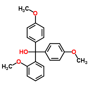 Benzenemethanol,2-methoxy-a,a-bis(4-methoxyphenyl)-Structure,5436-09-9Structure Benzenemethanol,2-methoxy-a,a-bis(4-methoxyphenyl)- Structure,5436-09-9Structure