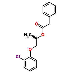 Benzeneacetic acid,2-(2-chlorophenoxy)-1-methylethyl esterStructure,5436-57-7Structure Benzeneacetic acid,2-(2-chlorophenoxy)-1-methylethyl ester Structure,5436-57-7Structure