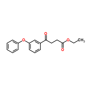 Ethyl 4-oxo-4-(3-phenoxyphenyl)butyrateStructure,54364-83-9Structure Ethyl 4-oxo-4-(3-phenoxyphenyl)butyrate Structure,54364-83-9Structure