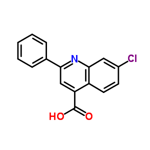 7-Chloro-2-phenyl-quinoline-4-carboxylic acidStructure,5439-80-5Structure 7-Chloro-2-phenyl-quinoline-4-carboxylic acid Structure,5439-80-5Structure