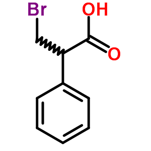 3-Bromo-2-phenyl-propanoic acidStructure,5441-68-9Structure 3-Bromo-2-phenyl-propanoic acid Structure,5441-68-9Structure