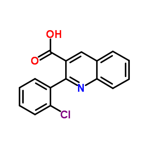 2-(2-Chlorophenyl)quinoline-3-carboxylic acidStructure,5442-33-1Structure 2-(2-Chlorophenyl)quinoline-3-carboxylic acid Structure,5442-33-1Structure