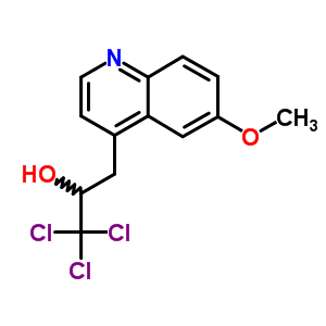 4-Quinolineethanol,6-methoxy-a-(trichloromethyl)-Structure,5443-15-2Structure 4-Quinolineethanol,6-methoxy-a-(trichloromethyl)- Structure,5443-15-2Structure