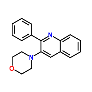3-Morpholin-4-yl-2-phenyl-quinolineStructure,5443-61-8Structure 3-Morpholin-4-yl-2-phenyl-quinoline Structure,5443-61-8Structure