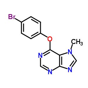 6-(4-Bromophenoxy)-7-methyl-purineStructure,5444-55-3Structure 6-(4-Bromophenoxy)-7-methyl-purine Structure,5444-55-3Structure