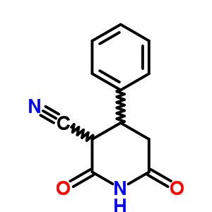 2,6-Dioxo-4-phenyl-piperidine-3-carbonitrileStructure,54459-77-7Structure 2,6-Dioxo-4-phenyl-piperidine-3-carbonitrile Structure,54459-77-7Structure