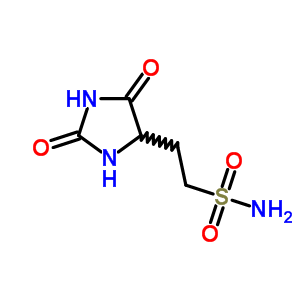 DL-5-乙內(nèi)酰脲乙烷磺酰胺結(jié)構(gòu)式_5446-33-3結(jié)構(gòu)式
