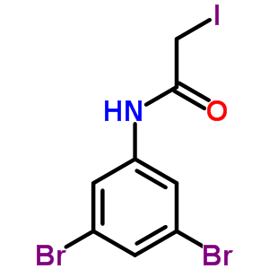 Acetamide,n-(3,5-dibromophenyl)-2-iodo-Structure,5448-50-0Structure Acetamide,n-(3,5-dibromophenyl)-2-iodo- Structure,5448-50-0Structure