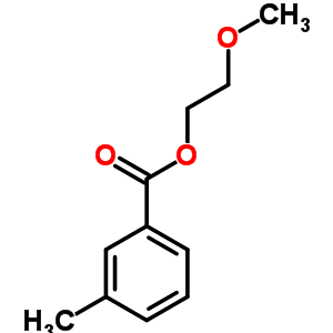 Benzoicacid, 3-methyl-, 2-methoxyethyl esterStructure,5448-53-3Structure Benzoicacid, 3-methyl-, 2-methoxyethyl ester Structure,5448-53-3Structure