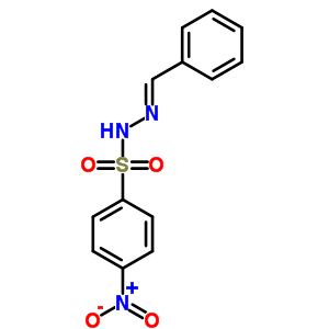 N-(亞芐基氨基)-4-硝基-苯磺酰胺結(jié)構(gòu)式_5448-68-0結(jié)構(gòu)式