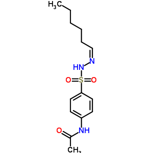 Benzenesulfonic acid,4-(acetylamino)-, 2-hexylidenehydrazideStructure,5448-81-7Structure Benzenesulfonic acid,4-(acetylamino)-, 2-hexylidenehydrazide Structure,5448-81-7Structure