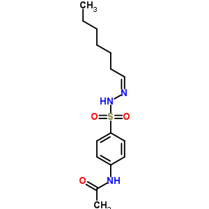 Benzenesulfonic acid,4-(acetylamino)-, 2-heptylidenehydrazideStructure,5448-89-5Structure Benzenesulfonic acid,4-(acetylamino)-, 2-heptylidenehydrazide Structure,5448-89-5Structure
