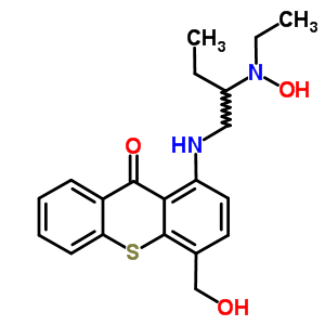 N-[4-(羥基甲基)-9-氧代-9h-噻噸-1-基]-N,N-二乙基乙烷-1,2-二胺 n-氧化物結(jié)構(gòu)式_54484-90-1結(jié)構(gòu)式