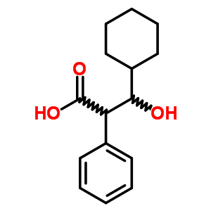 3-Cyclohexyl-3-hydroxy-2-phenyl-propanoic acidStructure,5449-32-1Structure 3-Cyclohexyl-3-hydroxy-2-phenyl-propanoic acid Structure,5449-32-1Structure