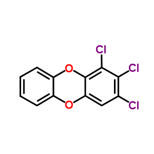 1,2,3-Trichlorodibenzo-p-dioxinStructure,54536-17-3Structure 1,2,3-Trichlorodibenzo-p-dioxin Structure,54536-17-3Structure