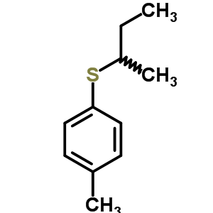 1-Methyl-4-(sec-butylthio)benzeneStructure,54576-40-8Structure 1-Methyl-4-(sec-butylthio)benzene Structure,54576-40-8Structure