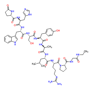 6-D-alanine-10-(n-ethylglycinamide)-luteinizinghormone-releasing factor (swine)Structure,54797-49-8Structure 6-D-alanine-10-(n-ethylglycinamide)-luteinizinghormone-releasing factor (swine) Structure,54797-49-8Structure